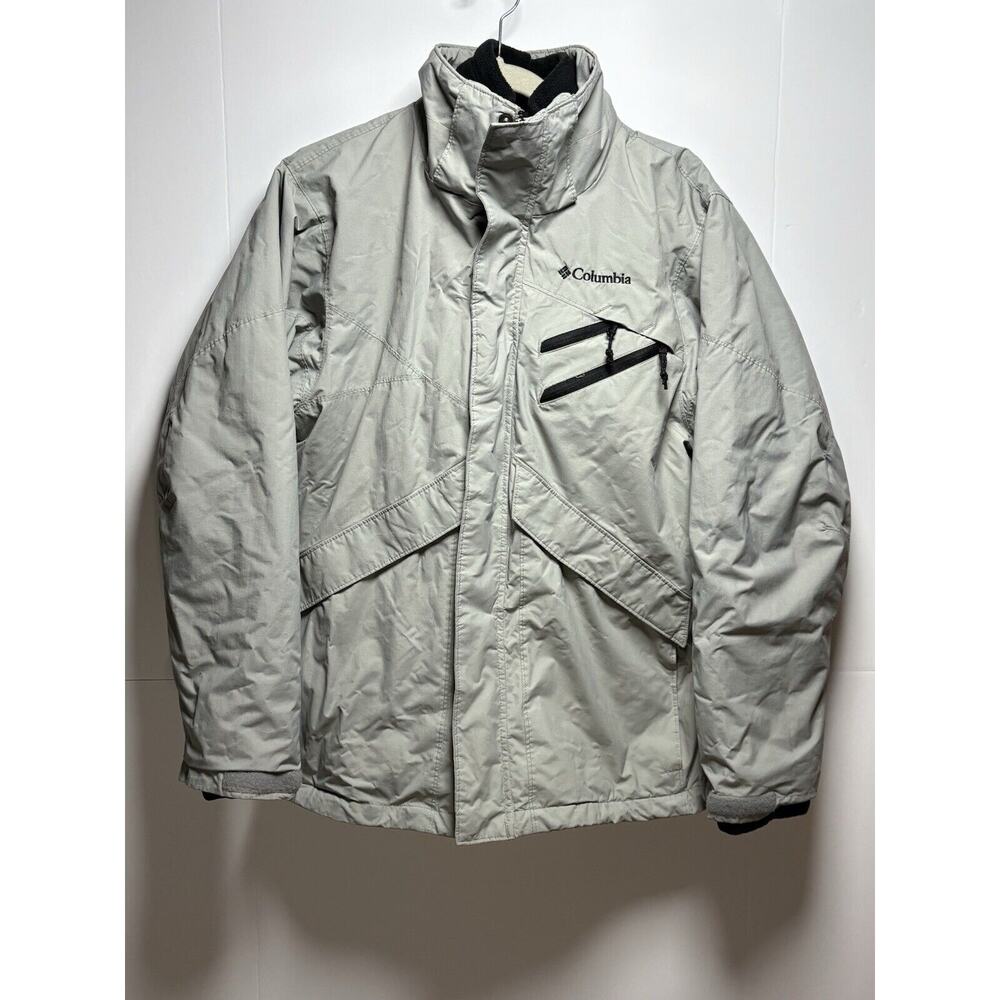 Columbia Men’s Interchange Grey Hooded Jacket Small Sportswear